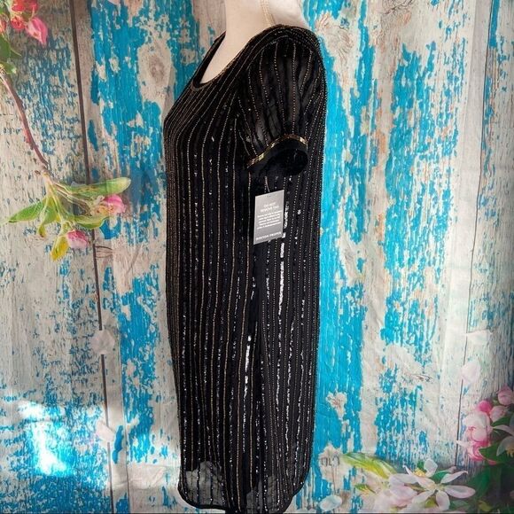 Boston proper beaded shift dress - Picture 2 of 6